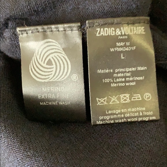 NWT 💙 Zadig & Voltaire May Sweater Dress - Picture 4 of 4